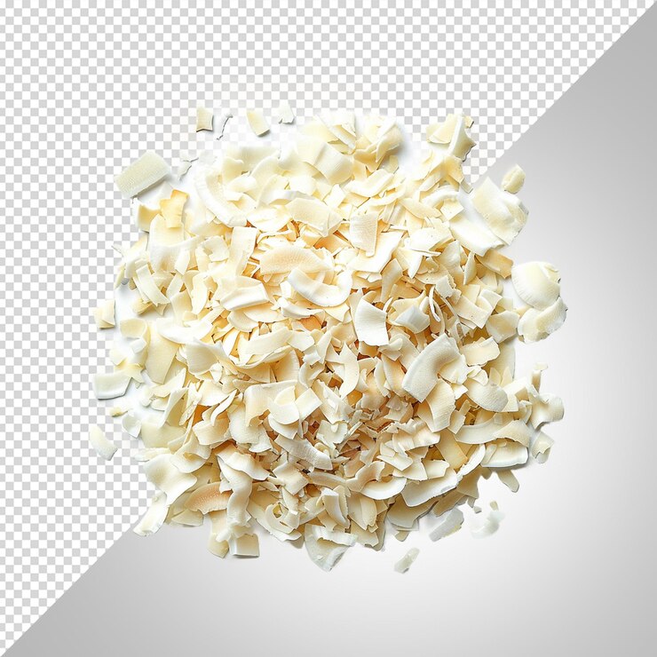 PSD un bol de pop-corn et un fond blanc avec les mots "avoine" dessus