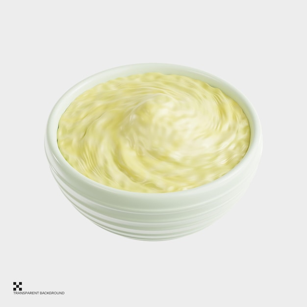 Un bol de purée de pommes de terre irlandaise crémeuse
