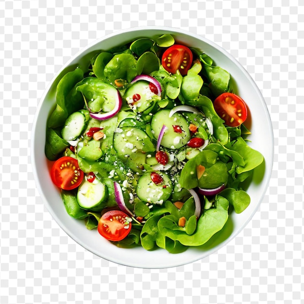 Un bol à salade isolé