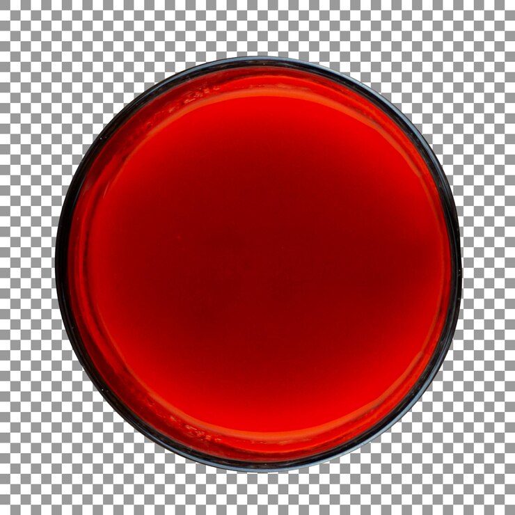 PSD bol de sauce rouge fraîche sur fond transparent
