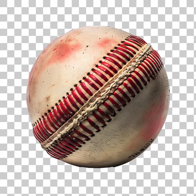 PSD bola de béisbol roja y blanca