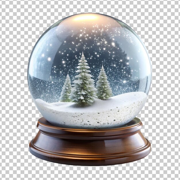 PSD bola de cristal globo de neve png