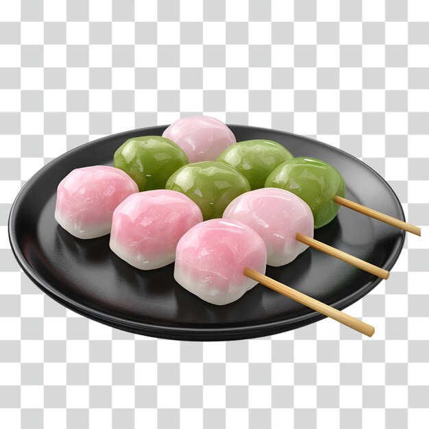 PSD bola de dango com fundo transparente