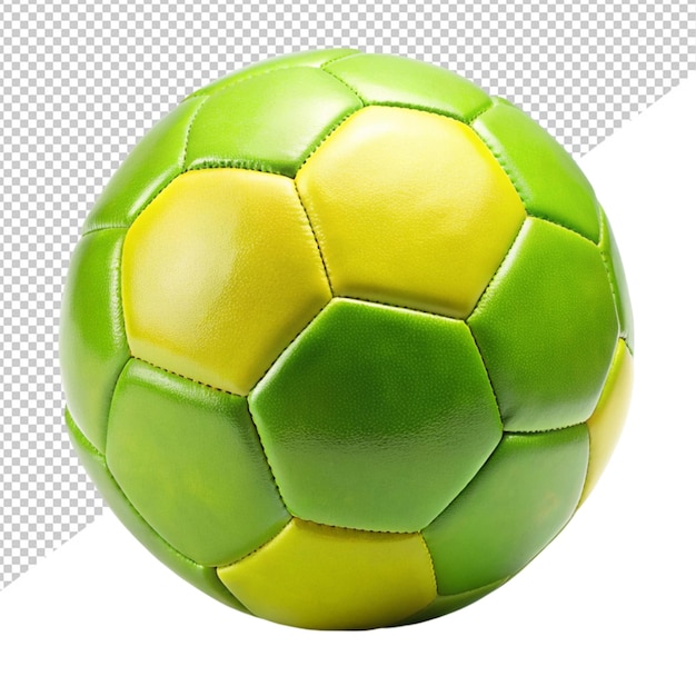 Bola de futebol em fundo transparente