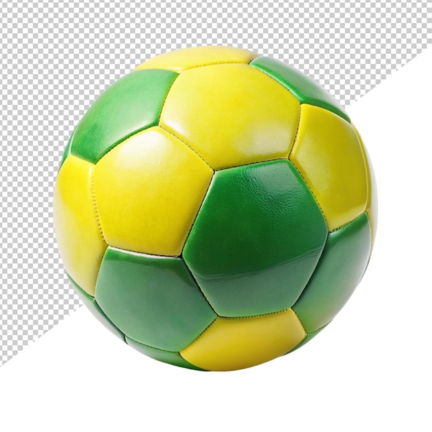 Bola de futebol em fundo transparente