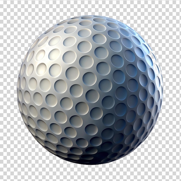 PSD bola de golfe 3d isolada em fundo transparente