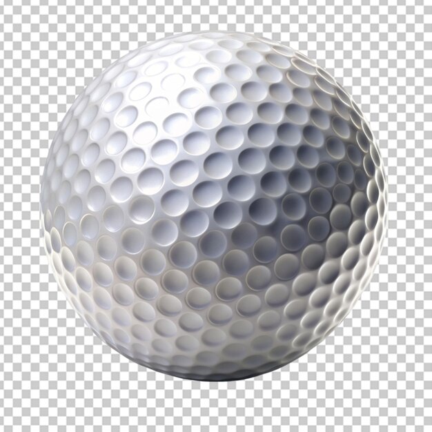 PSD bola de golfe de fundo transparente