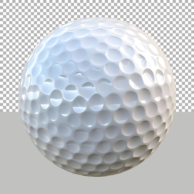 PSD bola de golfe em fundo transparente ai gerado