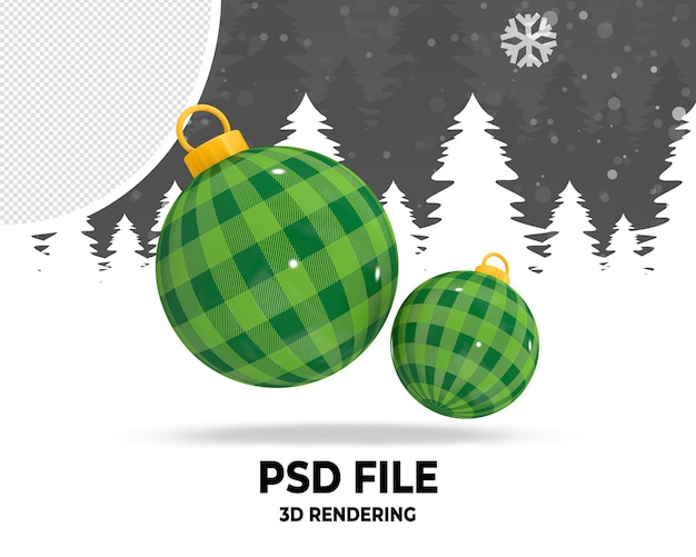 Bola de natal 3d