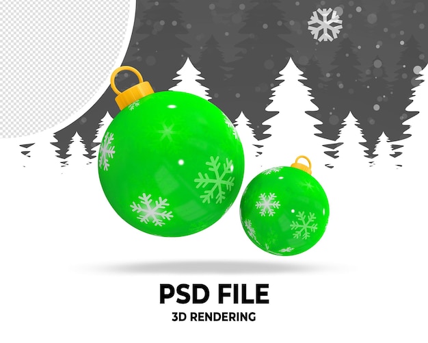 Bola de natal 3d