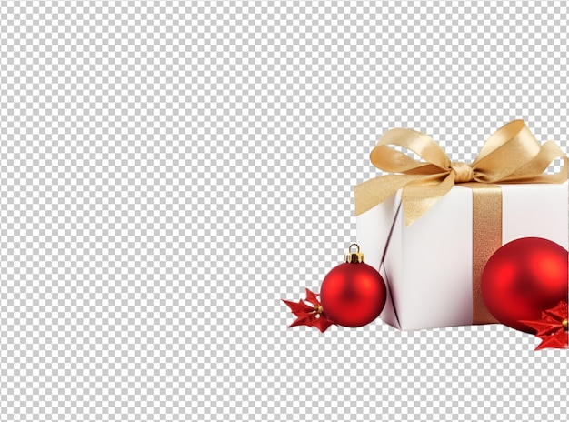 PSD bola de natal e gif e decoração de pinheiro