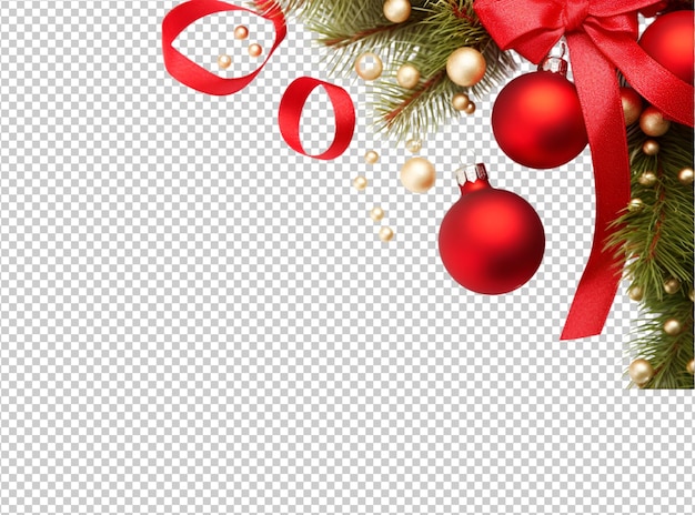 PSD bola de natal e gif e decoração de pinheiro