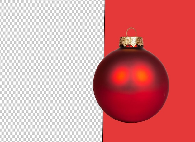 bola de natal vermelha