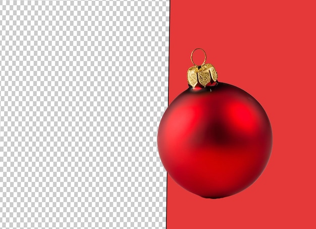 bola de natal vermelha