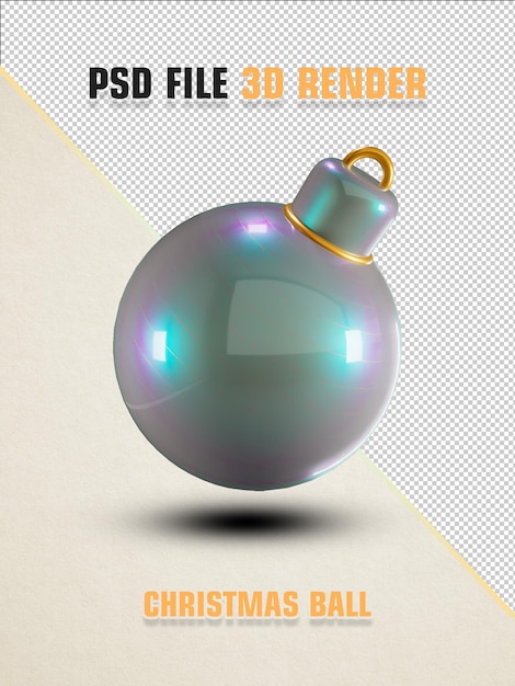 PSD bola de natal