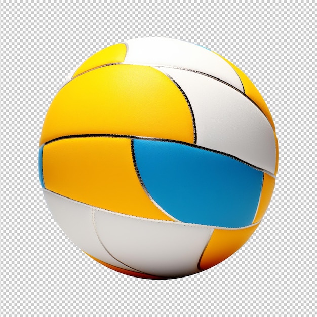 Bola de voleibol isolada em fundo transparente