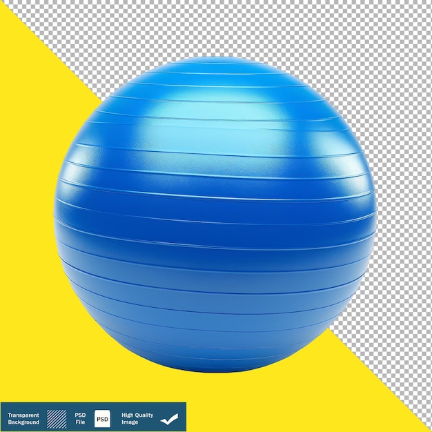 PSD bola de ejercicio aislada en fondo blanco fondo transparente png psd