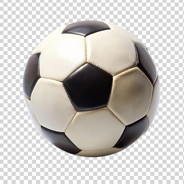 Bola de fútbol aislada en un fondo blanco renderización 3d