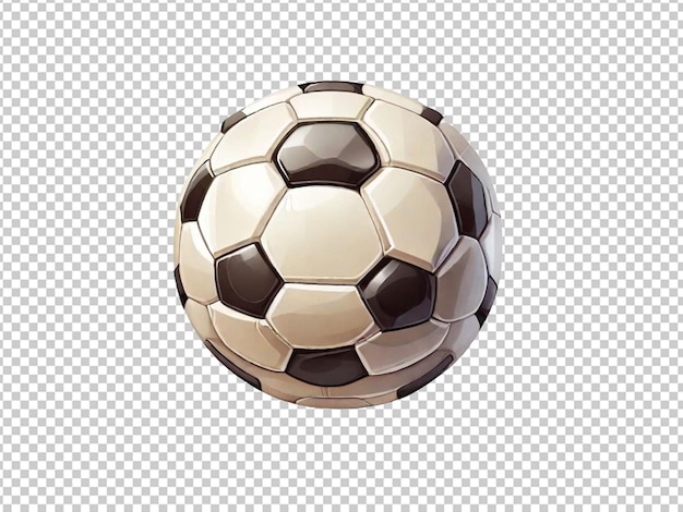 Bola de fútbol de dibujos animados en 3d