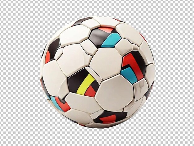 PSD bola de fútbol de dibujos animados en 3d