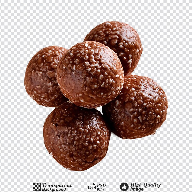 PSD bola de leche malteada aislada sobre un fondo transparente