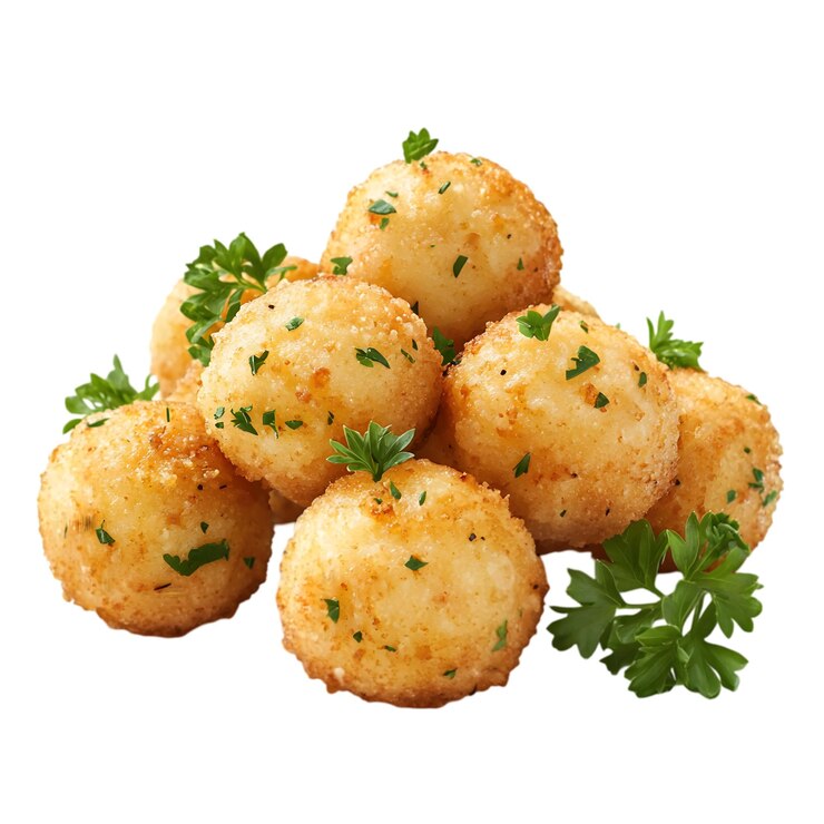 PSD bolas de batata crocantes