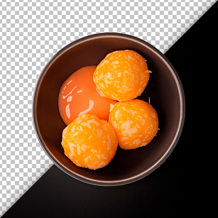 PSD bolas de queijo com textura clara de fundo