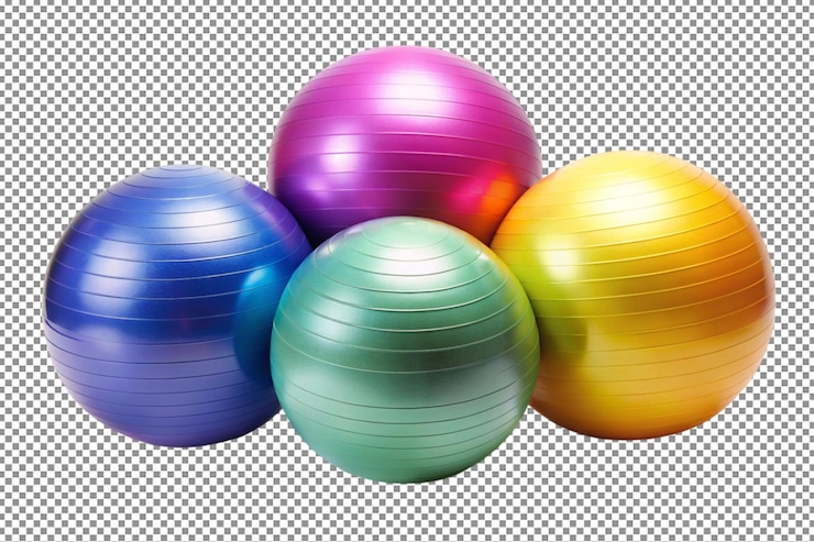 PSD las bolas de ejercicio mejoran la coordinación del equilibrio y los niveles generales de aptitud