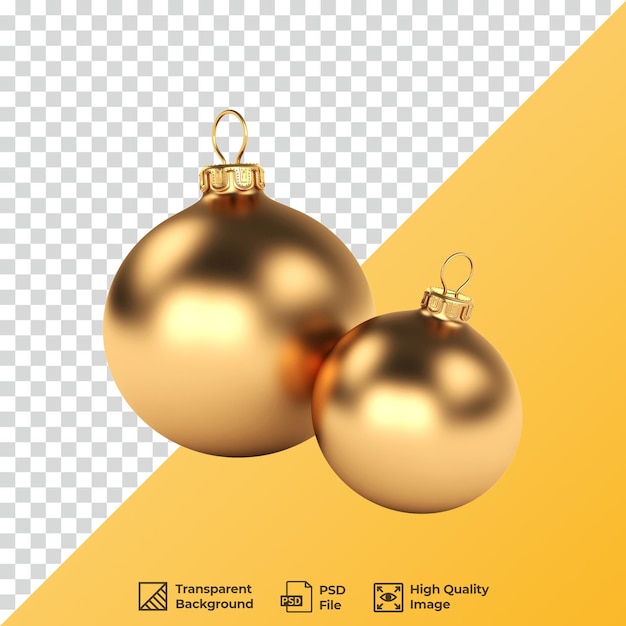 bolas de navidad doradas