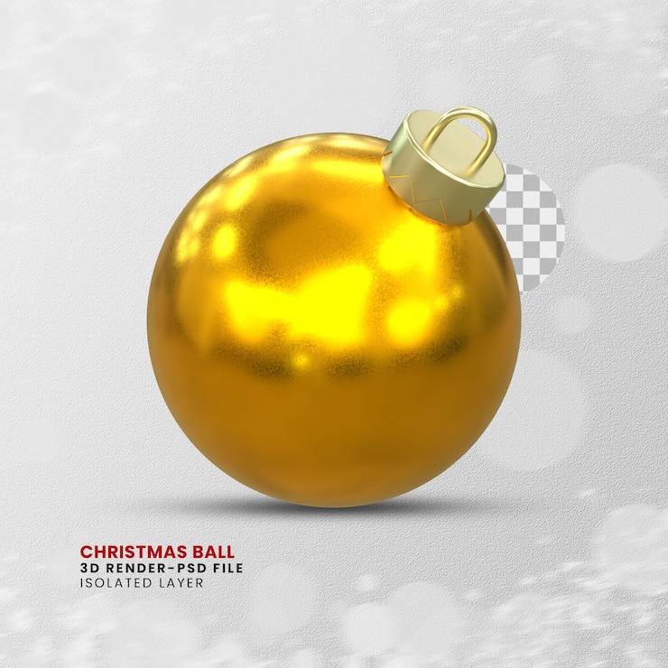 PSD bolas realistas de navidad en 3d feliz navidad y próspero año nuevo bolas festivas en 3d