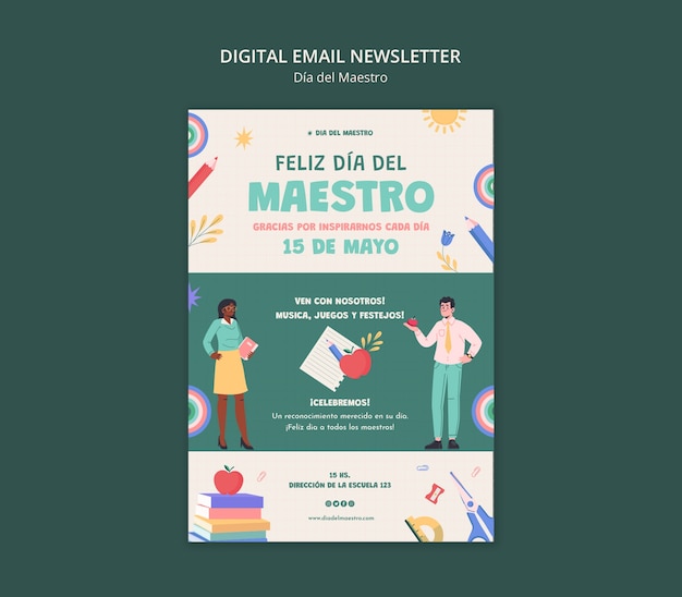 Boletín digital de la celebración del día del maestro