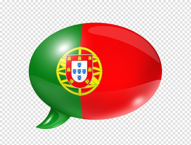 Bolha do discurso de bandeira portuguesa