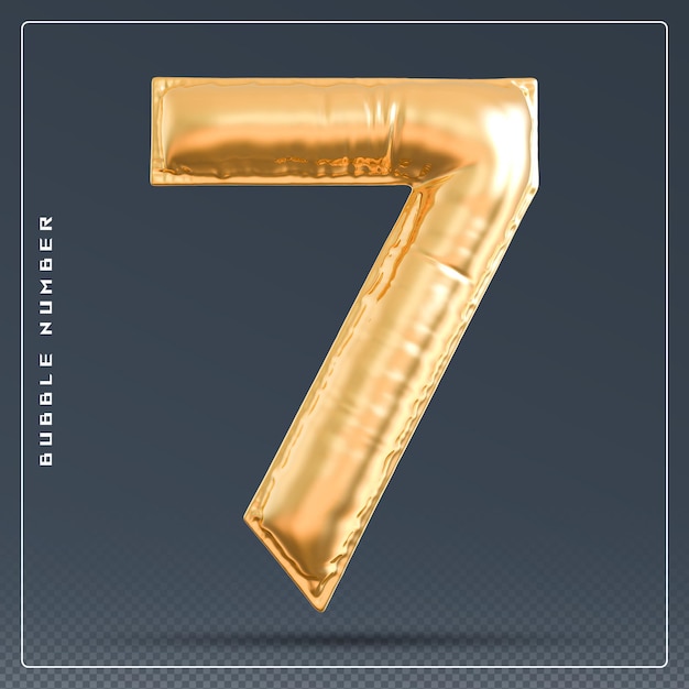Bolha dourada número 7