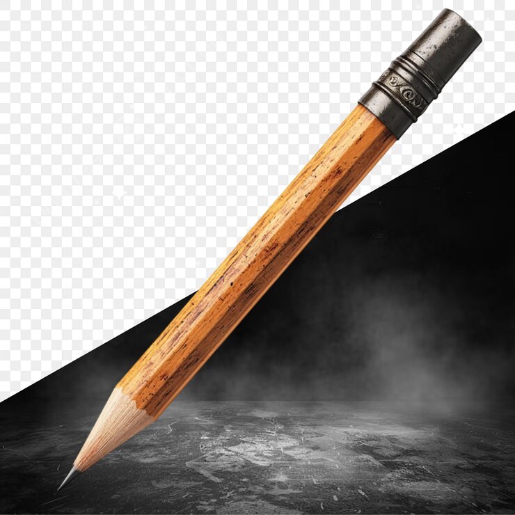 PSD un bolígrafo con la palabra bolígrafo en él está en un fondo negro