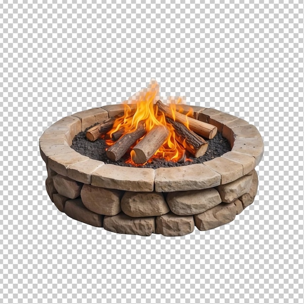 PSD bolinha de madeira com lenha a arder