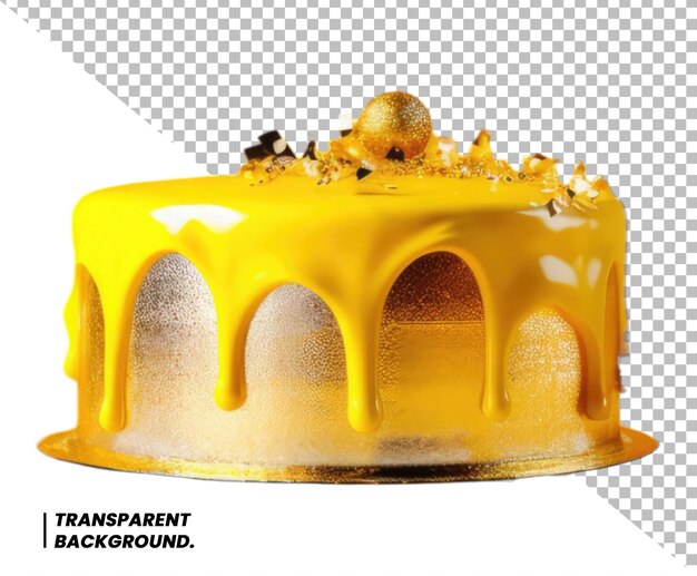 PSD bolo de aniversário com vela 3d isolado