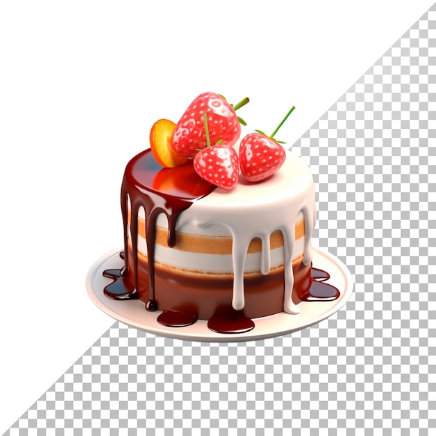 PSD bolo de celebração 3d