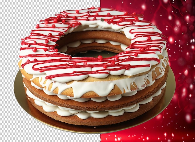 Bolo de chocolate de natal