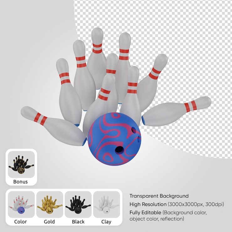 PSD bolos 3d cayendo