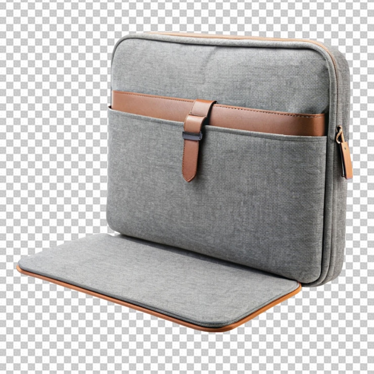 PSD bolsa de accesorios o bolsa de cosméticos sobre un fondo transparente