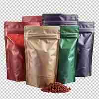 PSD bolsa de café bolsa de cremallera personalizar los colores capaces