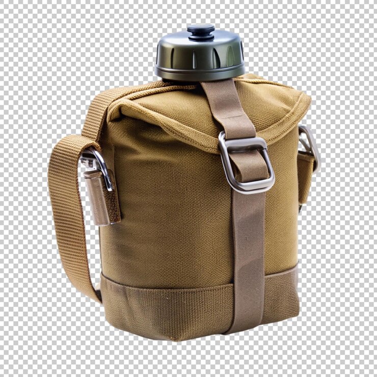 PSD bolsa de comedor sobre un fondo transparente