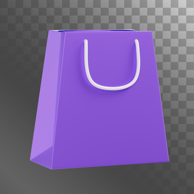 Bolsa de compras ilustración 3d