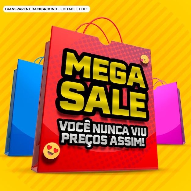 Bolsa de compras mega venta