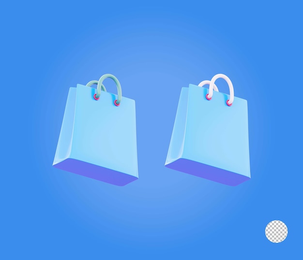 Bolsa de compras de la tienda digital que representa la ilustración del icono del comercio digital Concepto de compras