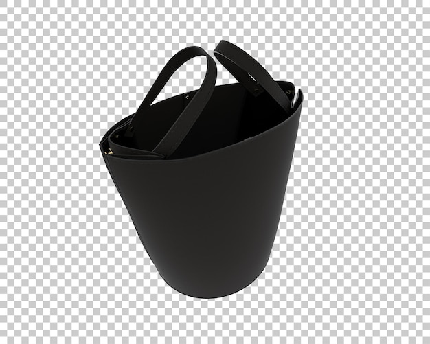 PSD la bolsa de la dama aislada en el fondo ilustración de renderización 3d