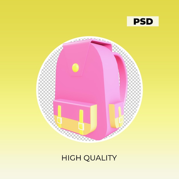 Bolsa de renderização 3d