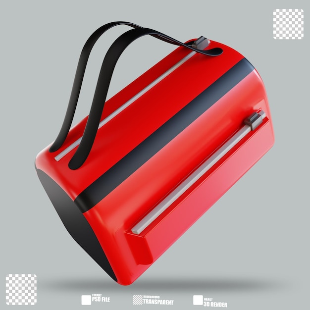 Bolsa de deporte de ilustración 3d 2