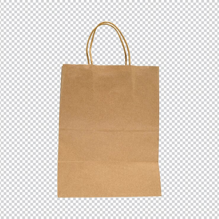 PSD bolsa de papel aislado psd