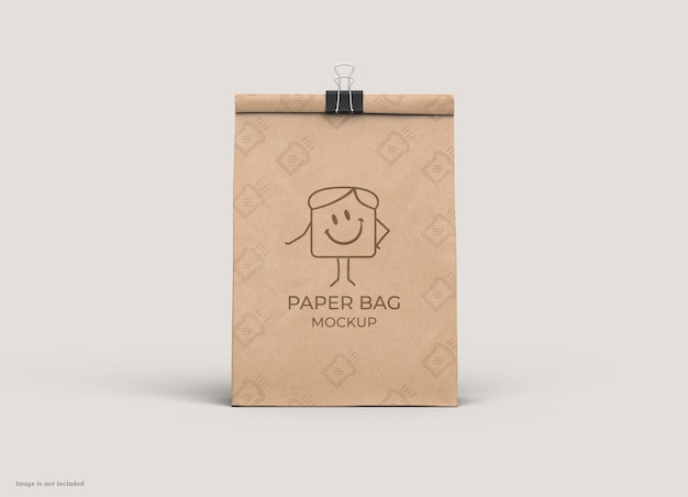 Bolsa de papel para maqueta de empaque de tostadora